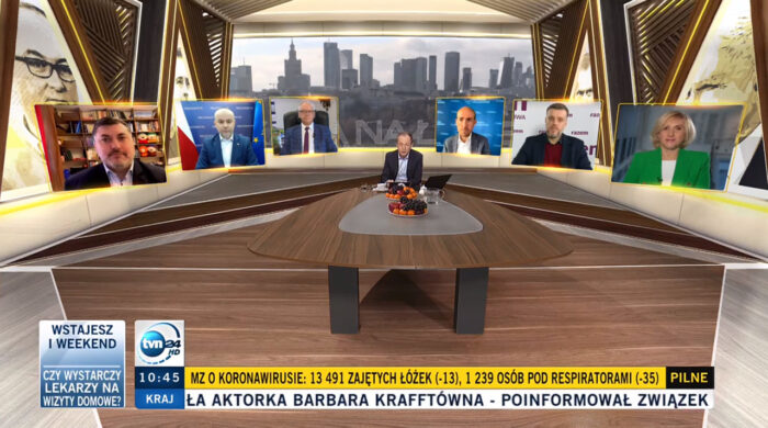 Weekendowa publicystyka w telewizji wraca do trybu zdalnego