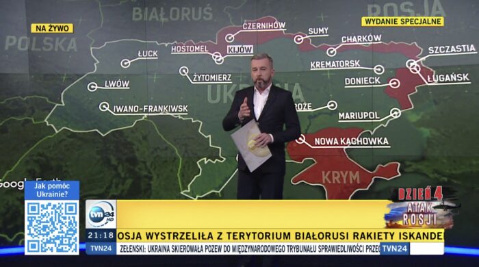 Krzysztof Skórzyński powrócił na antenę TVN24