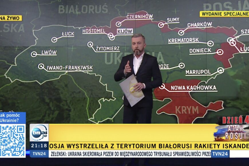 Krzysztof Skórzyński powrócił na antenę TVN24