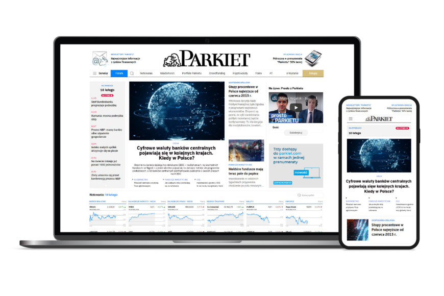 Nowa odsłona serwisu parkiet.com