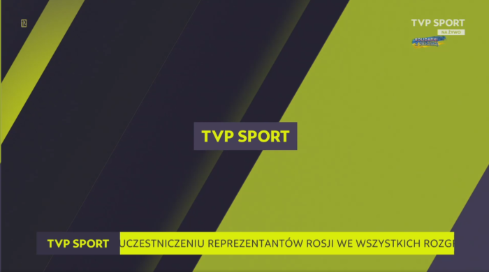 TVP Sport bojkotuje występy rosyjskich sportowców. Solidarność z Ukrainą