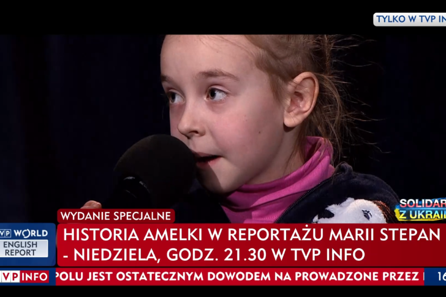 TVP INFO pokaże dokument o Amelce z Ukrainy