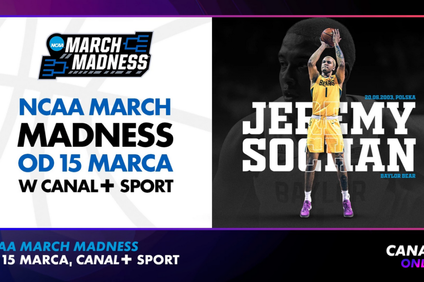 Canal+ pokaże turniej NCAA – March Madness