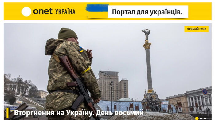 Ruszył serwis Onet Ukraina