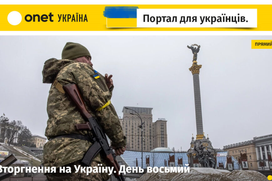 Ruszył serwis Onet Ukraina