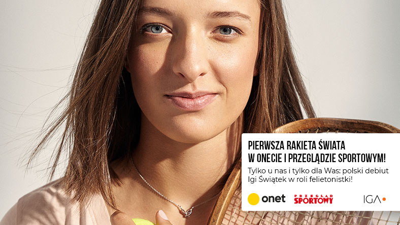 Felietony Igi Świątek w Przeglądzie Sportowym i Onecie co poniedziałek
