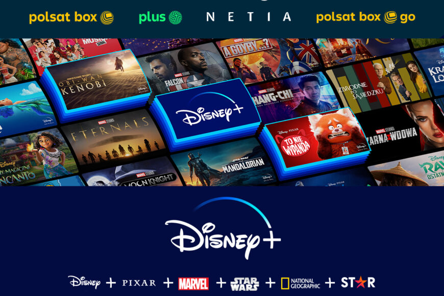 Disney+ od 14 czerwca w ofertach Polsat Box, Plusa, Netii i Polsat Box Go