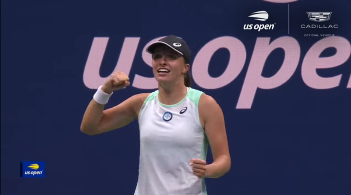 Iga Świątek w finale US Open na głównej antenie TVN