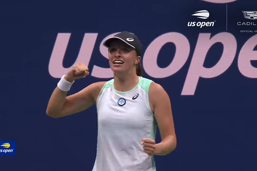 Iga Świątek w finale US Open na głównej antenie TVN
