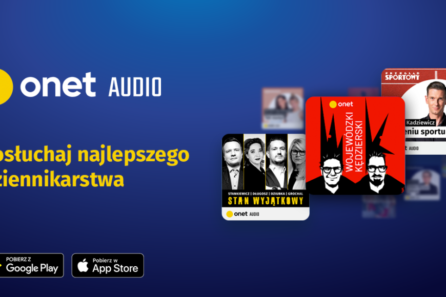 Onet rusza z aplikacją Onet Audio. Słuchacze mają wątpliwości