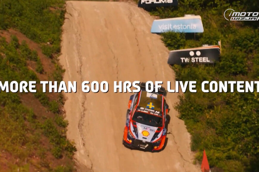 Motowizja pokaże na żywo w 2023 wszystkie rajdy WRC i ERC oraz rundy WRX