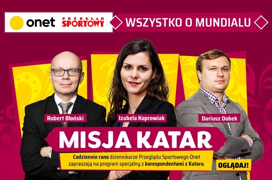 Formaty Onetu podczas Mundialu 2022 w Katarze. „Studio meczowe” z Radosławem Majdanem