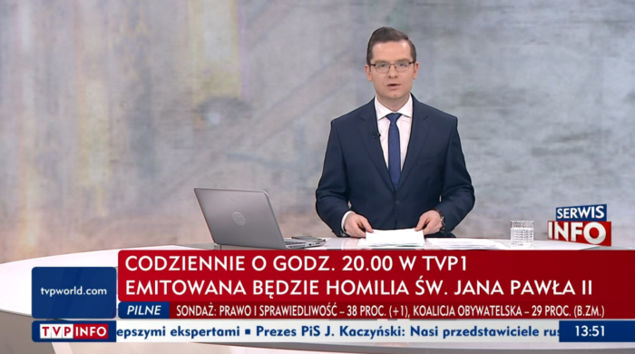 Homilie Jana Pawła II codziennie w TVP1