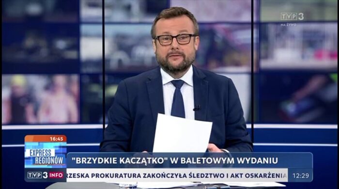 Adrian Klarenbach zadebiutował w paśmie TVP3 Info
