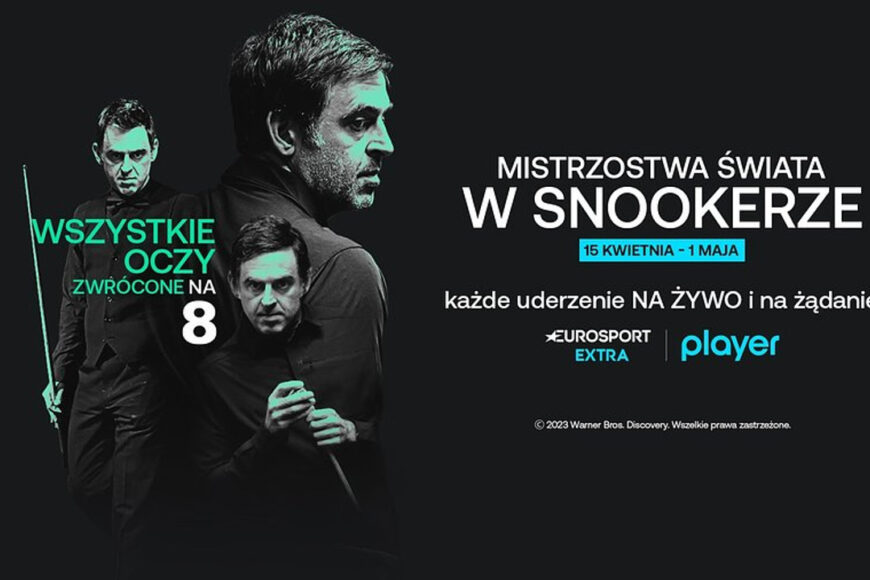 Mistrzostwa świata w snookerze w Eurosporcie i Player.pl
