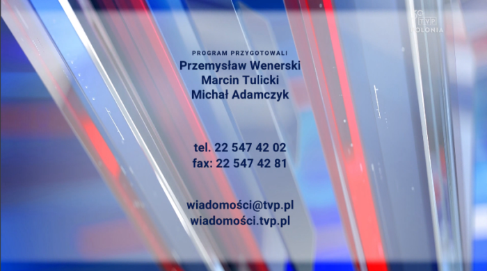 Do tyłówki „Wiadomości TVP” wróciły nazwiska przygotowujących program