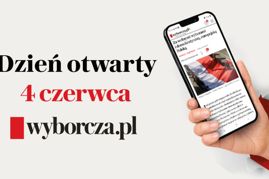 Dzień otwarty na stronie „Wyborczej” w dniu marszu 4 czerwca