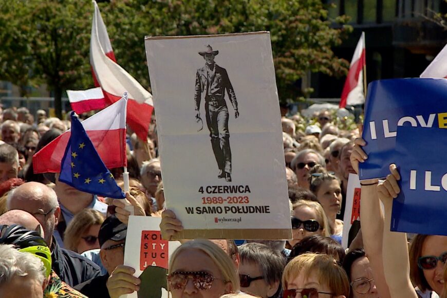 Marsz 4 czerwca na głównej antenie TVN. Zmiany w ramówce