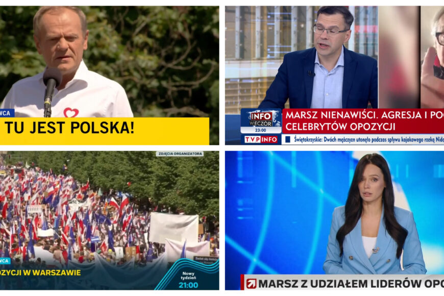 „Marsz 4 czerwca” w TV i internecie. Jak relacjonowały to największe media?