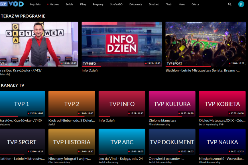 Koniec TVP Stream? Publiczny nadawca zachęca do przejścia na TVP VOD