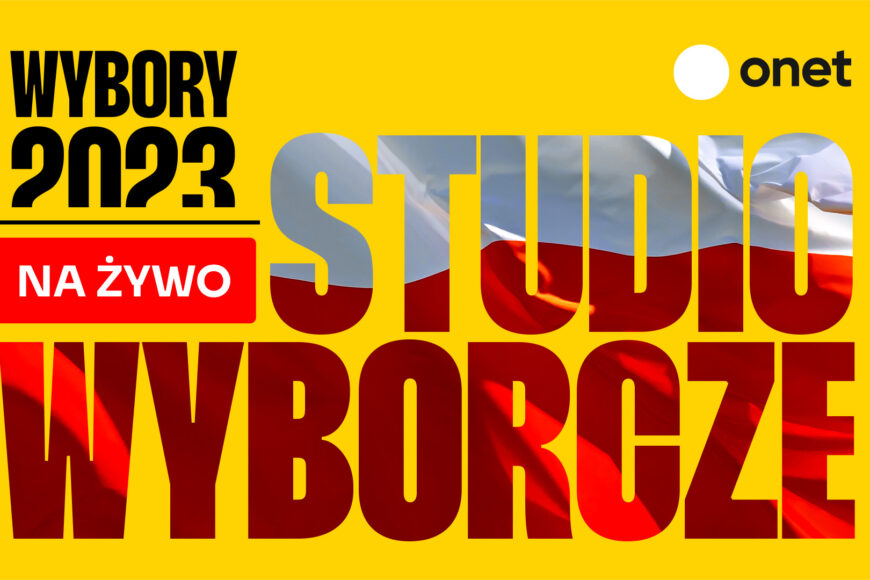 Onet uruchomił „Studio wyborcze 2023 na żywo”