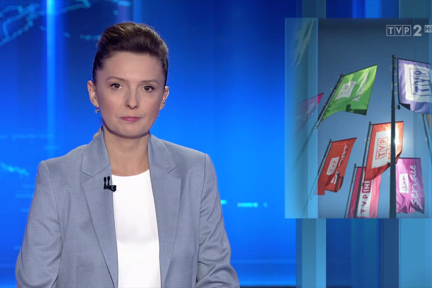 Monika Andrzejczak poprowadziła ostatni serwis informacyjny w TVP Matyszkowicza