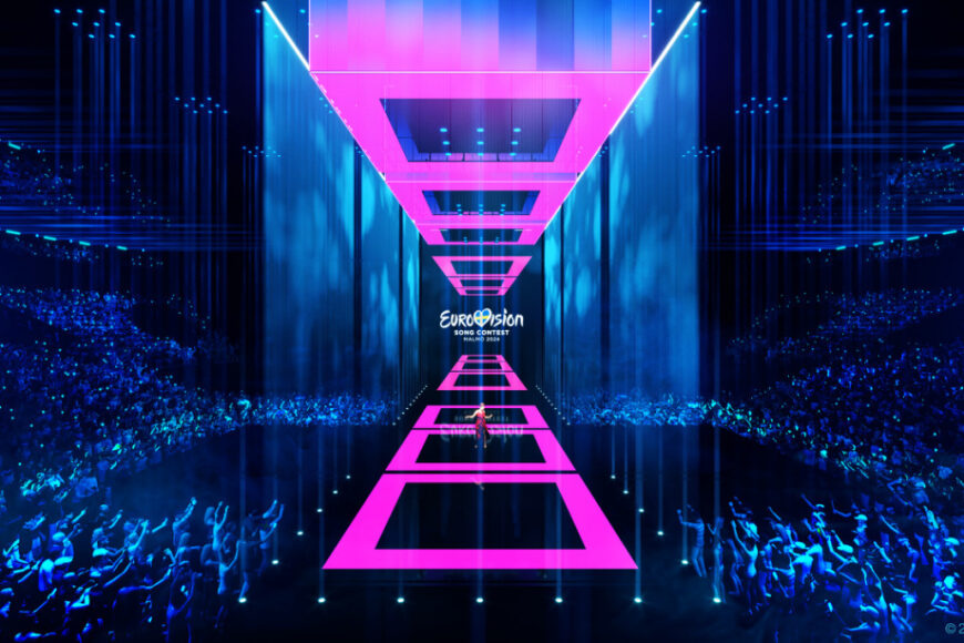 SVT zaprezentowała scenę Konkursu Piosenki Eurowizji 2024