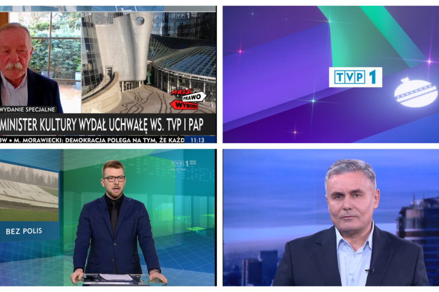 Dzień zmian w mediach publicznych. Przerwa w emisji TVP Info i TVP3, zapowiedź Wiadomości, protest PiS