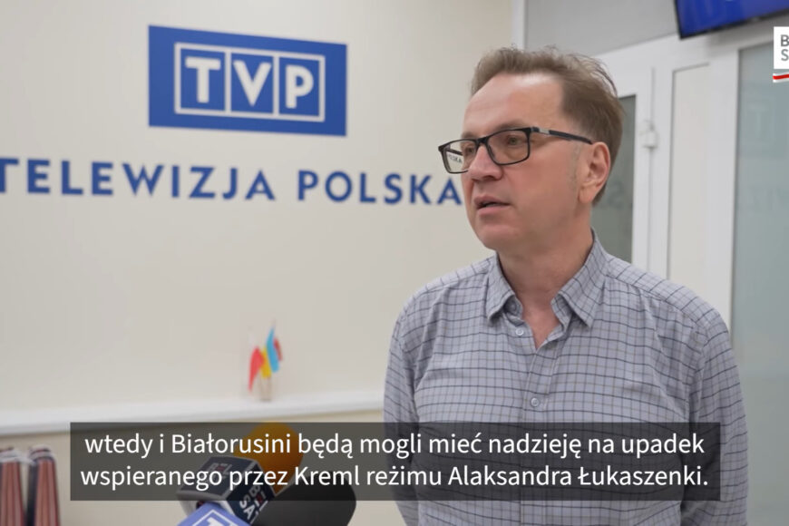 Znamy następcę Agnieszki Romaszewskiej w Biełsacie. To Białorusin