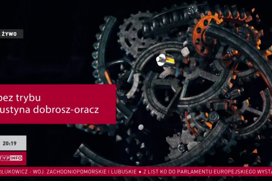 TVP Info znowu modyfikuje wieczorną ramówkę. Nowy program Justyny Dobrosz-Oracz