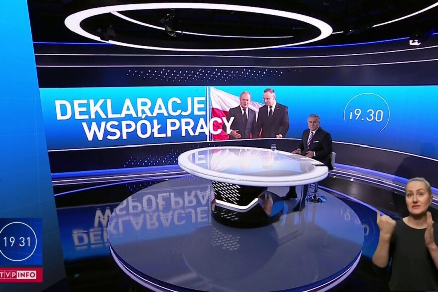 Zmiany w „19:30”. Nowe kadrowanie i grafiki na ekranie