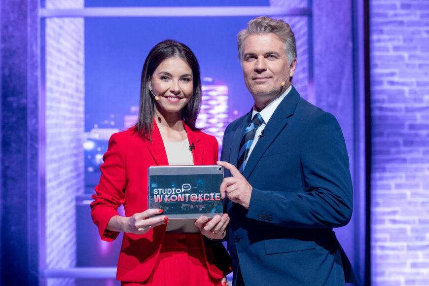 Interaktywny program „Studio w kontakcie” w TVP. Tematy ważne dla Polonii