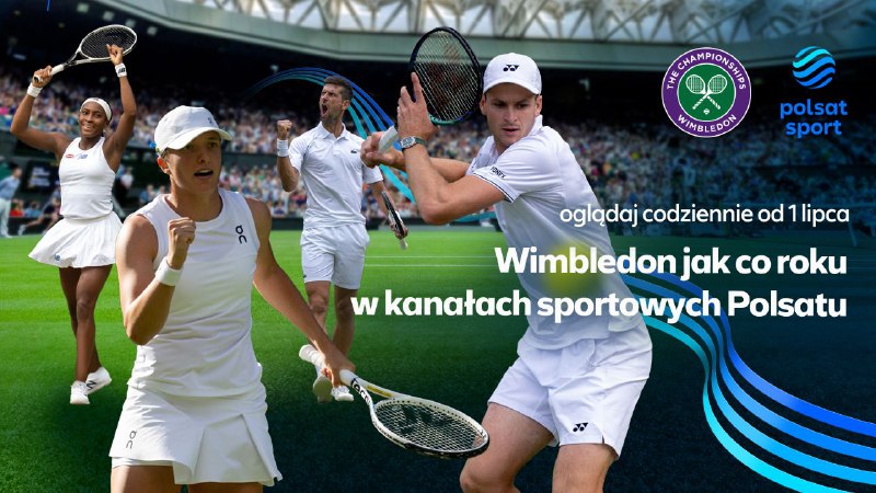 Mecz 1. rundy Wimbledonu z Igą Świątek w otwartym Polsacie. Jak Polsat Sport pokaże Wimbledon 2024?