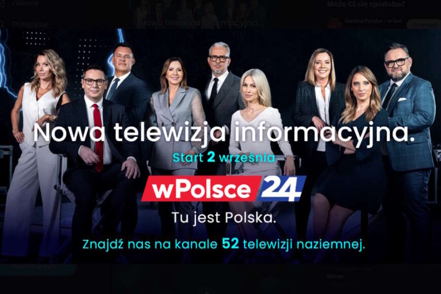 W poniedziałek rusza wPolsce24, w ramówce „Wiadomości”. Byli pracownicy TVP z angażem
