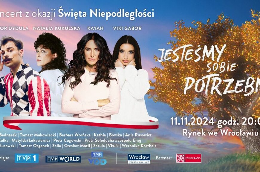 Telewizja Polska z koncertem w Święto Niepodległości z Wrocławia. Gdzie transmisja?