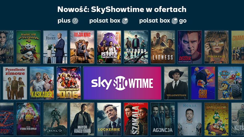 SkyShowtime w ofercie Polsat Box, Polsat Box Go i Plusa. W jakich cenach?