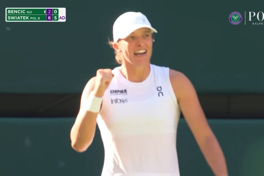Finał Wimbledonu Amanda Anisimowa – Iga Świątek w darmowym Polsacie. Szczegóły transmisji