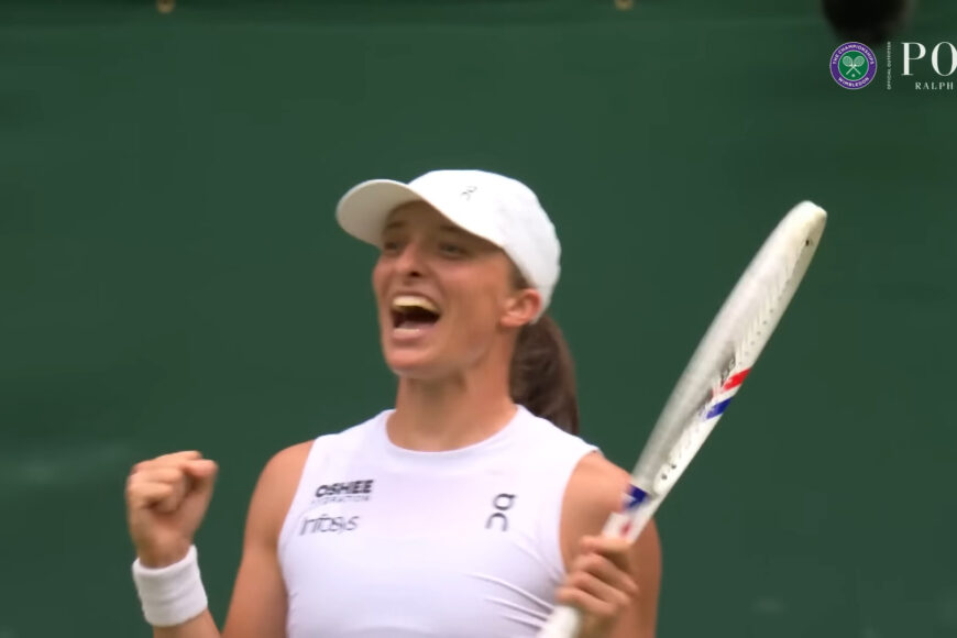 Półfinał Wimbledonu Iga Świątek – Belinda Bencic w darmowym Polsacie. Szczegóły transmisji