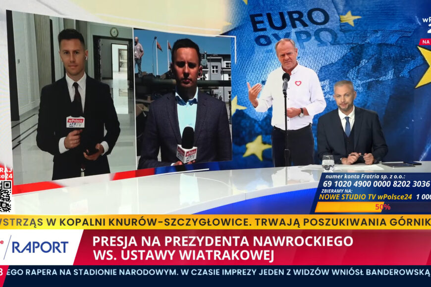 Zmiany w telewizji wPolsce24. Nowy dyrektor programowy i szef newsroomu