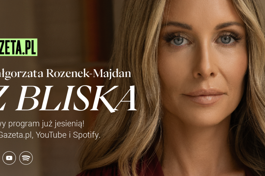 Małgorzata Rozenek-Majdan z programem w Gazeta.pl
