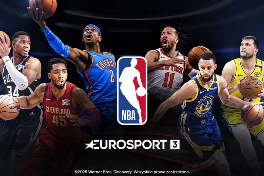 Transmisje NBA w Eurosporcie 3 i Playerze. Wybrane spotkania także w telewizji Metro i HBO Max