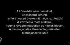 Węgierska telewizja publiczna bez programów informacyjnych. Kanał M1 tymczasowo tylko z filmami