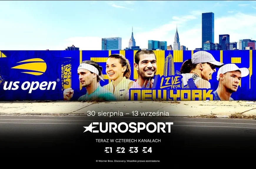 Rusza US Open 2026. Transmisje w Eurosporcie, HBO Max i Playerze
