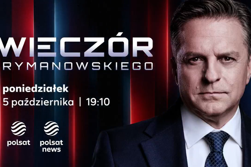 „Wieczór Rymanowskiego” od poniedziałku 5 października w Polsacie i Polsat News